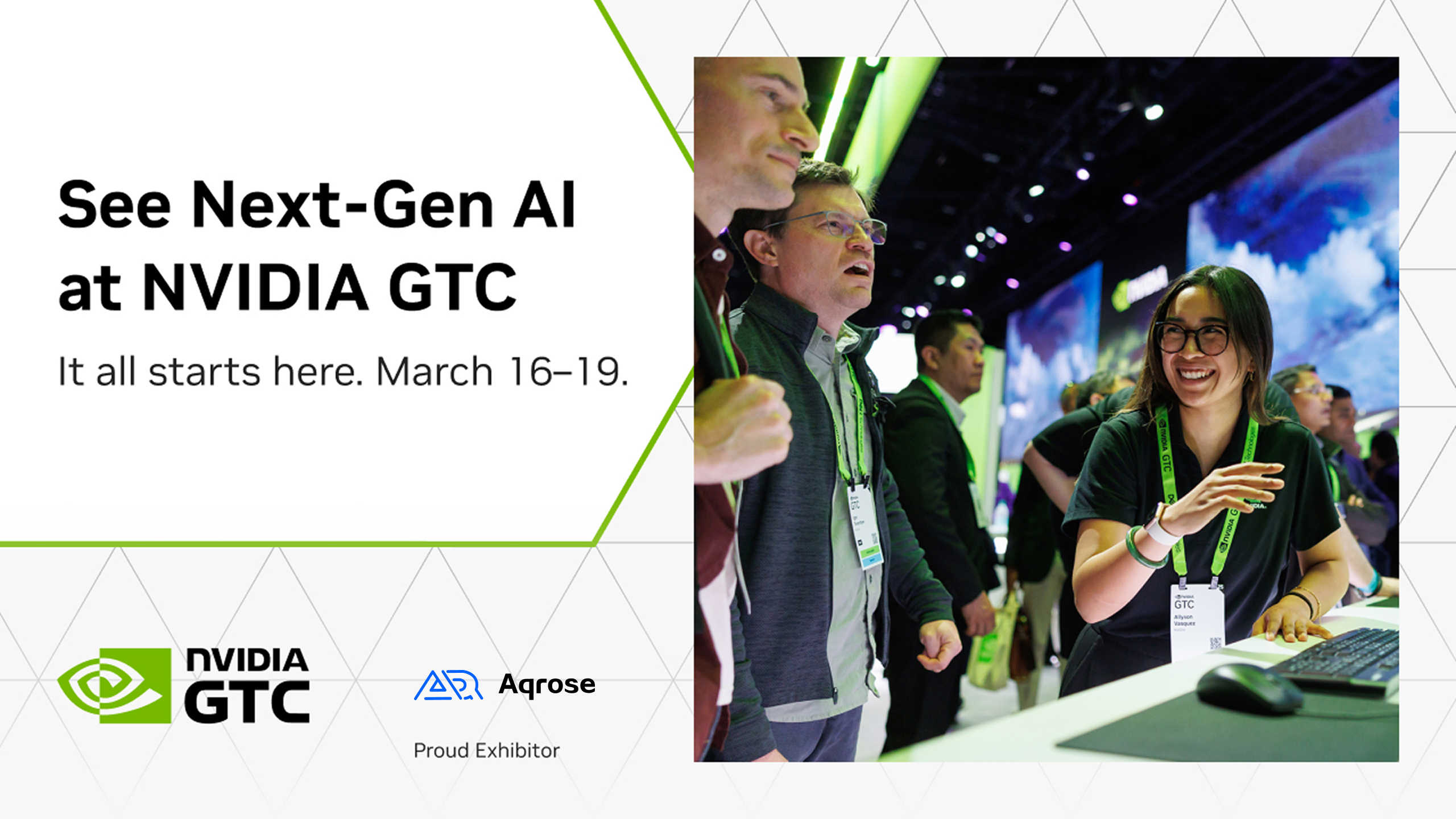 Aqrose at NVIDIA GTC 2026