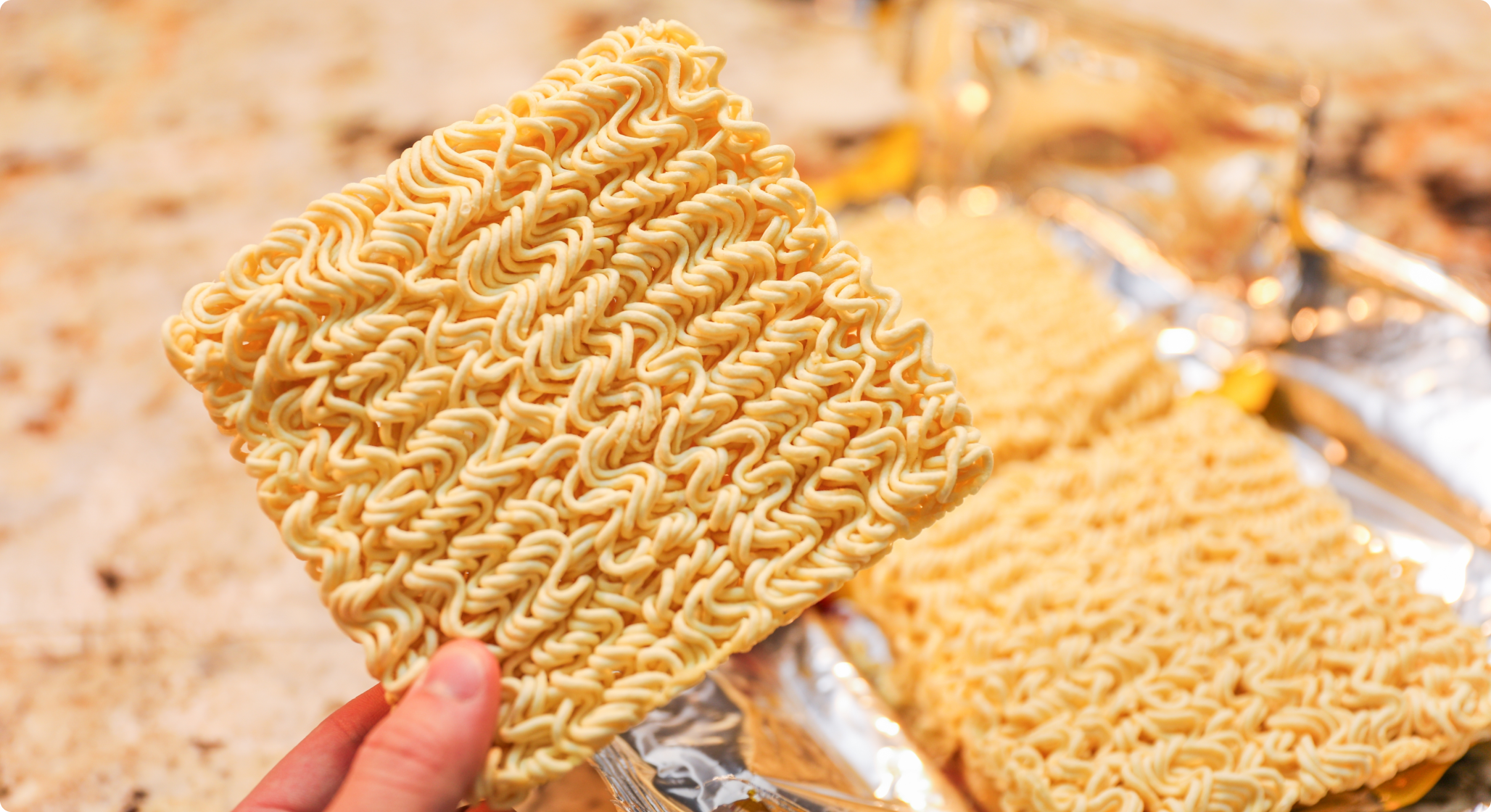 Appearance Inspection of Instant Noodle Cakes